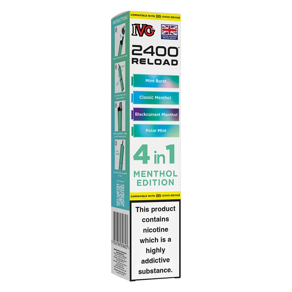 IVG 2400 4in1 Multi Flavour Edition Prefilled Pods