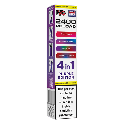 IVG 2400 4in1 Multi Flavour Edition Prefilled Pods - Scent Vape