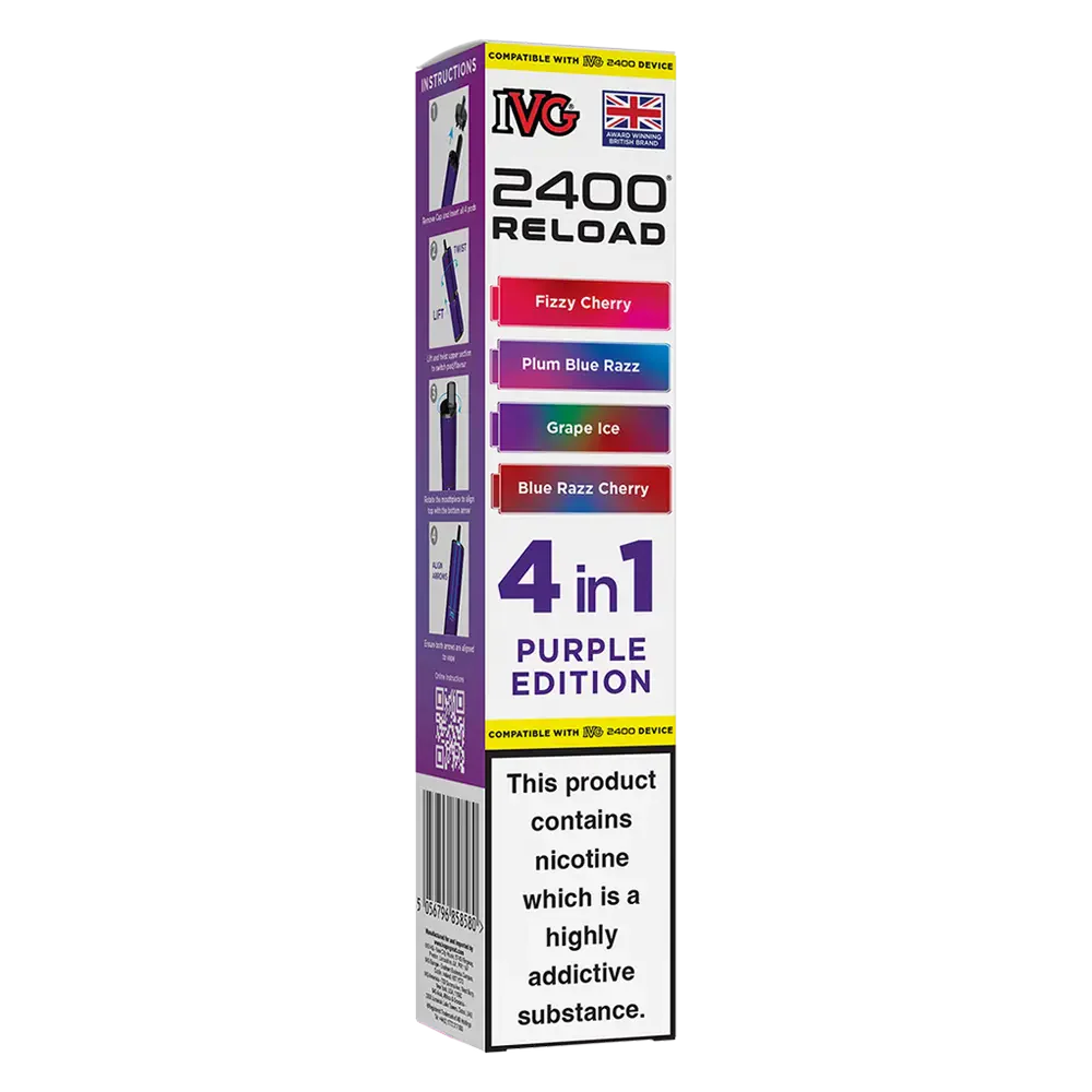 IVG 2400 4in1 Multi Flavour Edition Prefilled Pods
