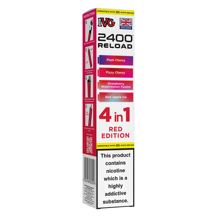 IVG 2400 4in1 Multi Flavour Edition Prefilled Pods - Scent Vape