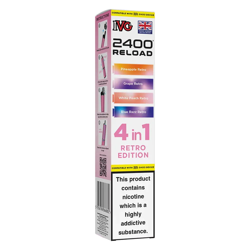 IVG 2400 4in1 Multi Flavour Edition Prefilled Pods