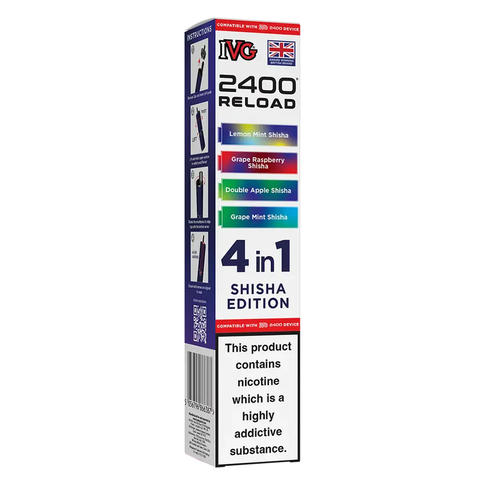 IVG 2400 4in1 Multi Flavour Edition Prefilled Pods
