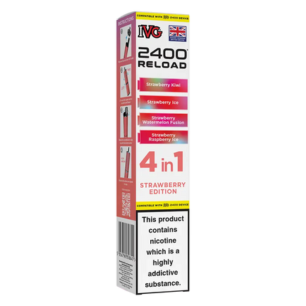 IVG 2400 4in1 Multi Flavour Edition Prefilled Pods - Scent Vape