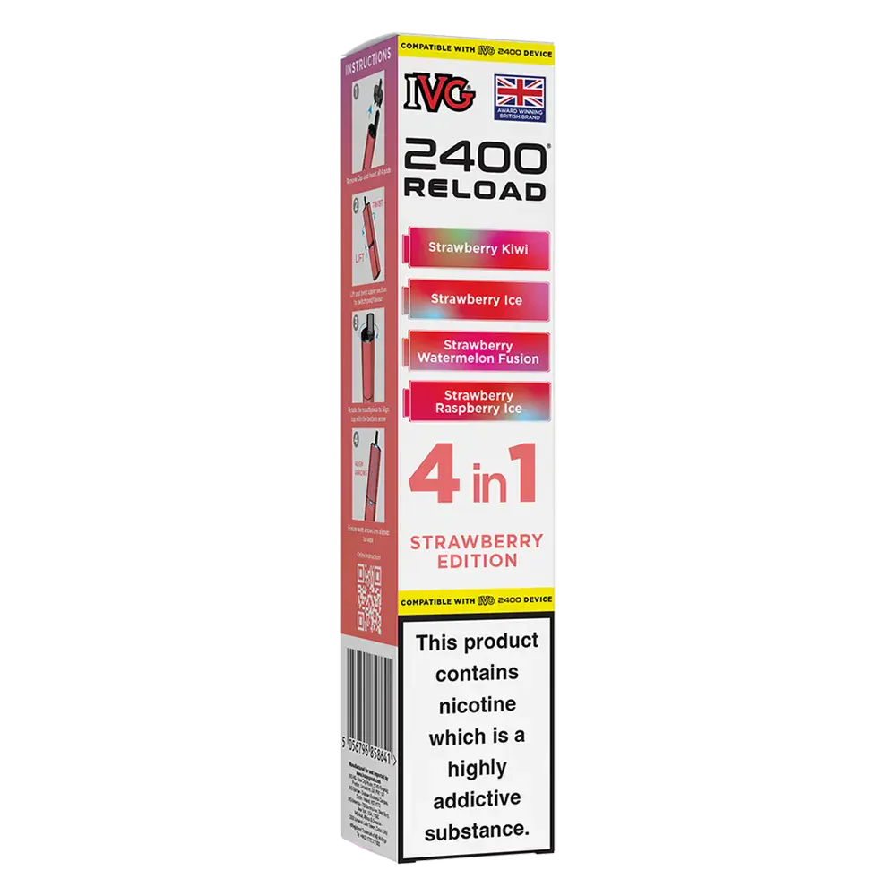 IVG 2400 4in1 Multi Flavour Edition Prefilled Pods