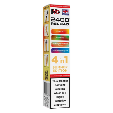 IVG 2400 4in1 Multi Flavour Edition Prefilled Pods - Scent Vape