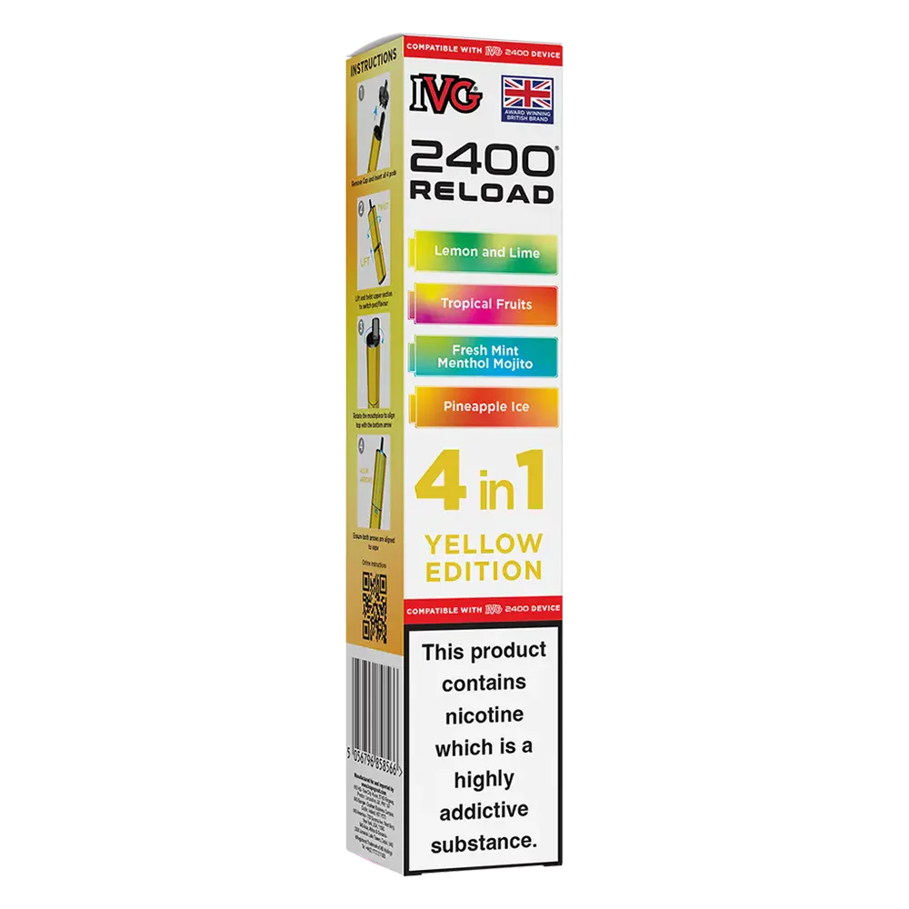 IVG 2400 4in1 Multi Flavour Edition Prefilled Pods