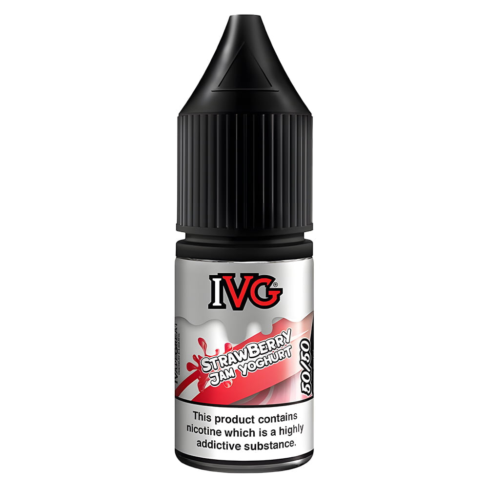 IVG Strawberry Jam Yoghurt 50/50 Vape Juice 10ml