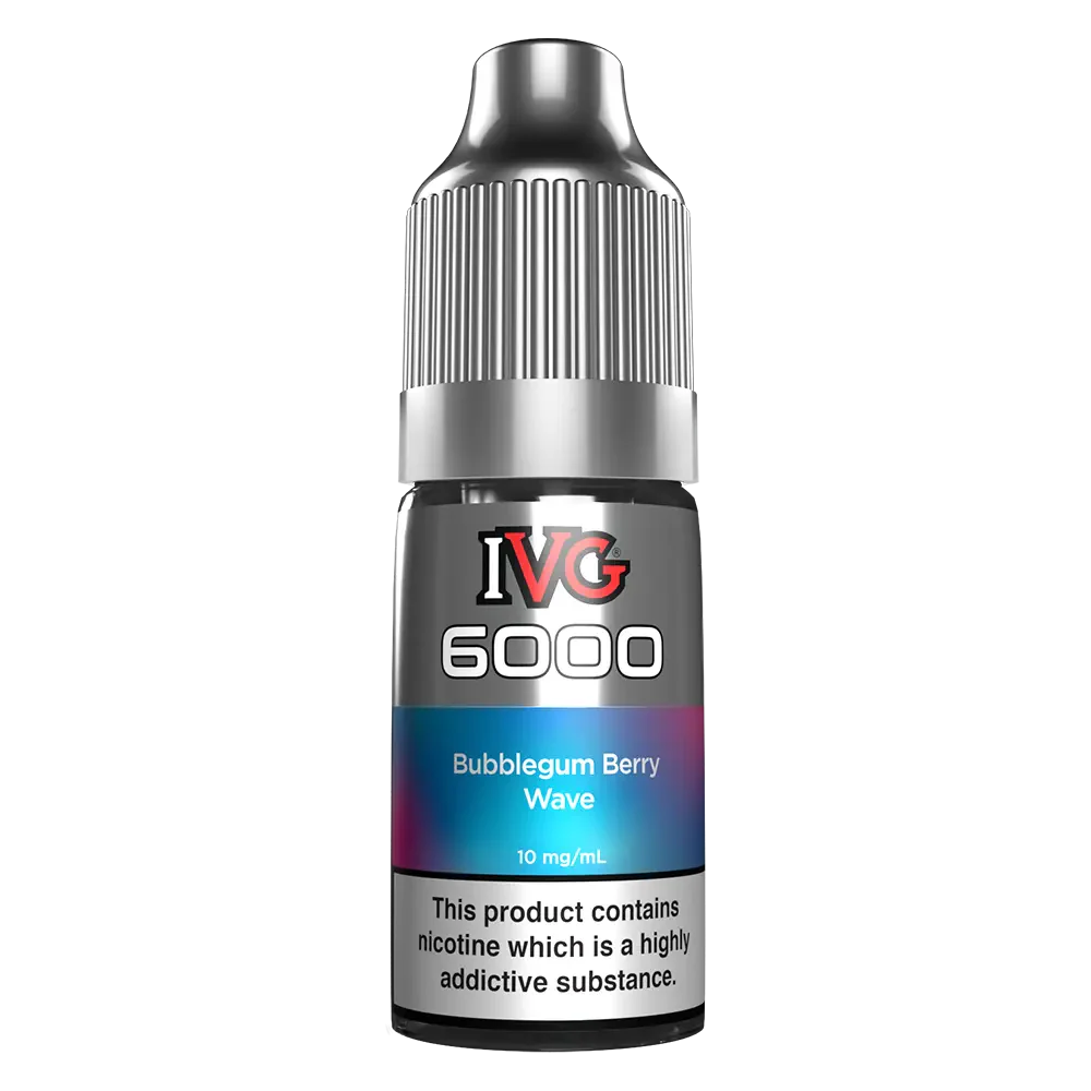 IVG 6000 Bubblegum Berry Wave Nic Salt Vape Juice