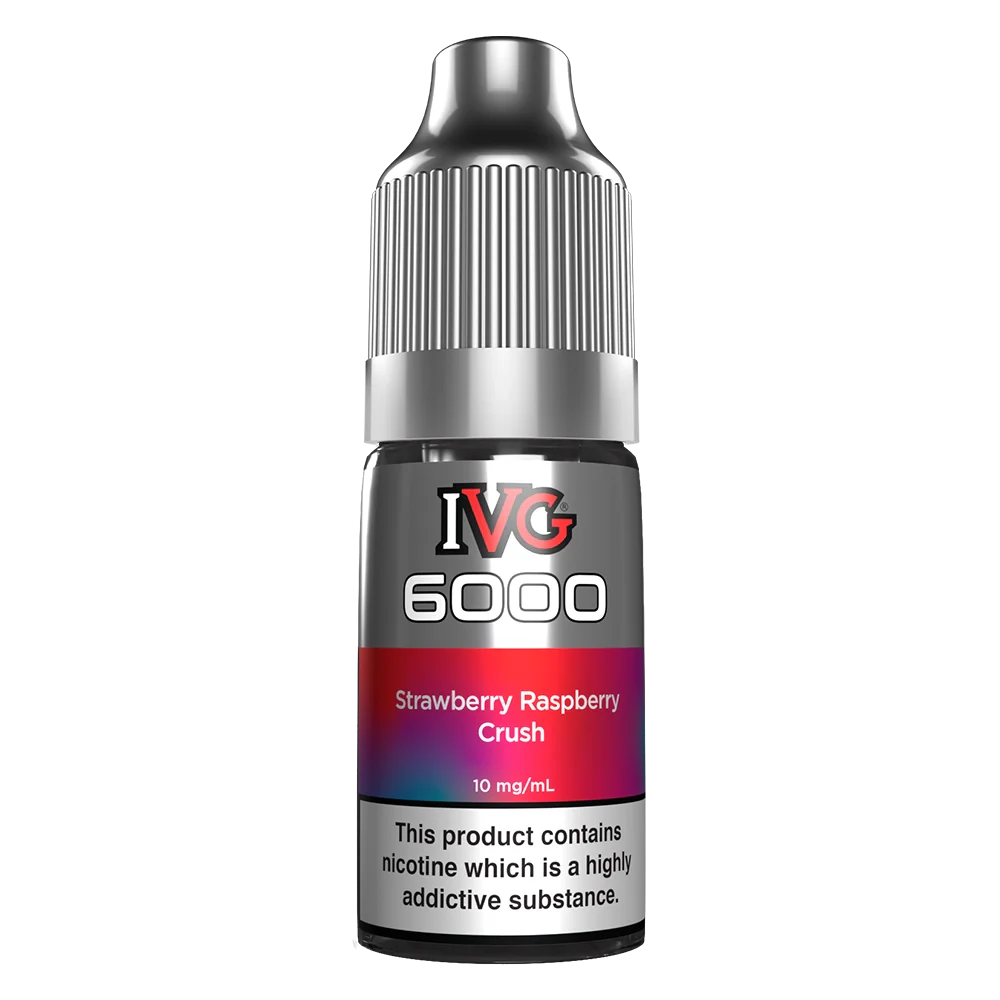 IVG 6000 Strawberry Raspberry Nic Salt Vape Juice