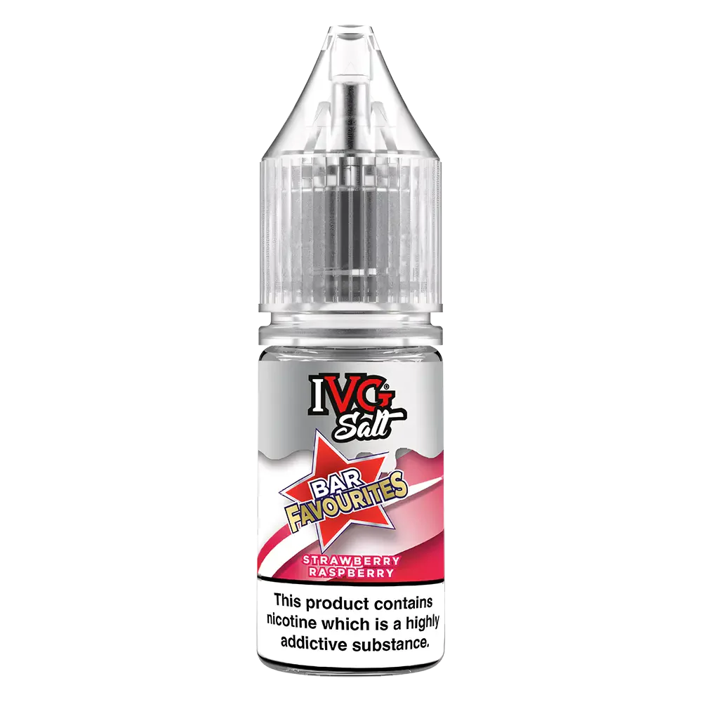 IVG Bar Favourites Strawberry Raspberry Nic Salt Vape Juice