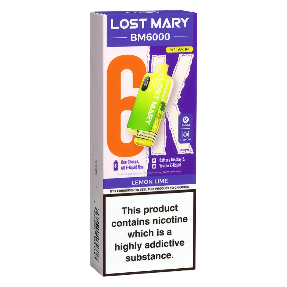 Lost Mary BM6000 Lemon Lime Prefilled Pod Kit