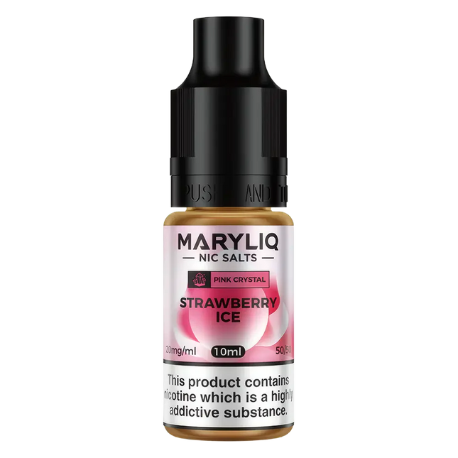 Lost Mary Maryliq Pink Crystal Strawberry Nic Salt Vape Juice - Scent Vape