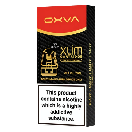 OXVA Xlim SS Top Fill Pods - Scent Vape