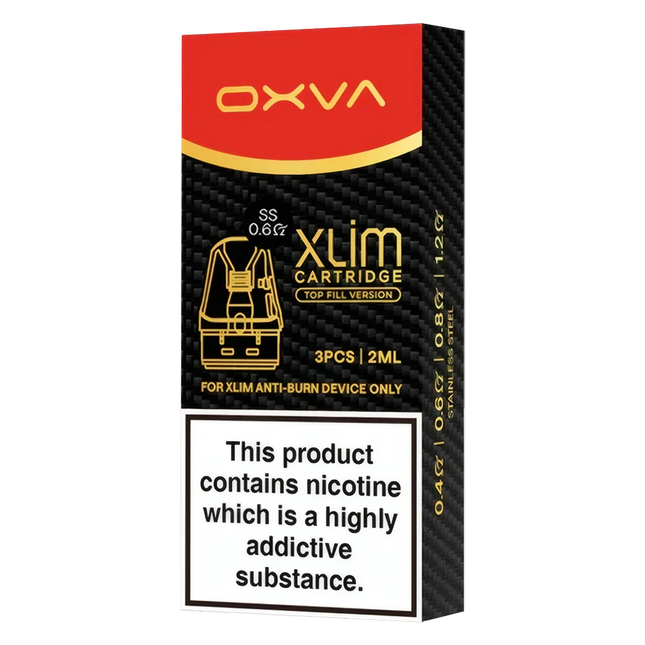 OXVA Xlim SS Top Fill Pods - Scent Vape