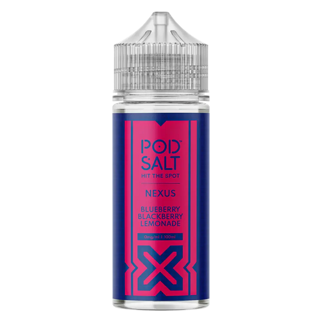 Pod Salt Blueberry Blackberry Lemonade 100ml Vape Juice By Nexus