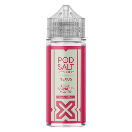 Pod Salt Fresh Raspberry Mojito 100ml Vape Juice By Nexus
