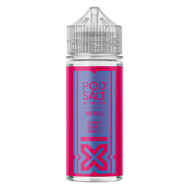 Pod Salt Grape Berry Burst 100ml Vape Juice By Nexus