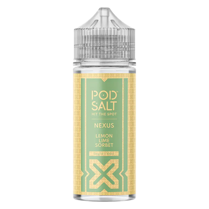 Pod Salt Lemon Lime Sorbet 100ml Vape Juice By Nexus