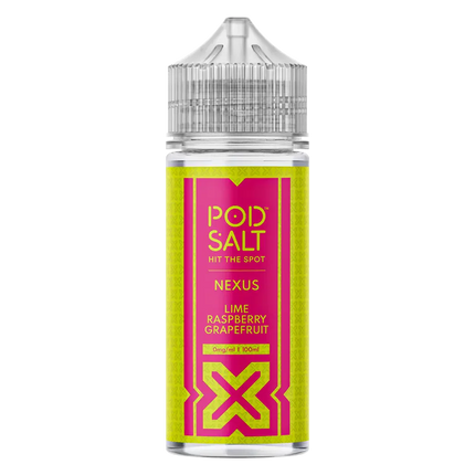 Pod Salt Lime Raspberry Grapefruit 100ml Vape Juice By Nexus