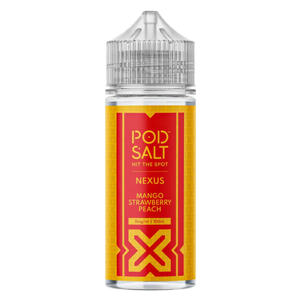 Pod Salt Mango Strawberry Peach 100ml Vape Juice By Nexus