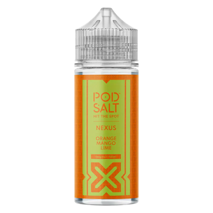 Pod Salt Orange Mango Lime 100ml Vape Juice By Nexus