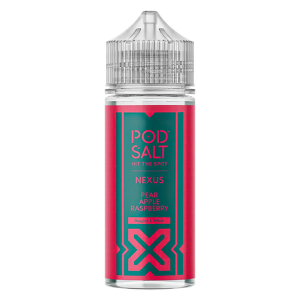 Pod Salt Pear Apple Raspberry 100ml Vape Juice By Nexus