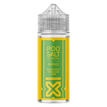Pod Salt Pineapple Passion Lime 100ml Vape Juice By Nexus