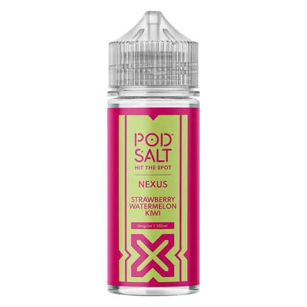 Pod Salt Strawberry Watermelon Kiwi 100ml Vape Juice By Nexus