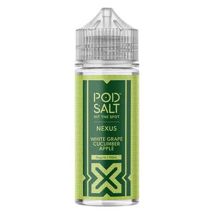 Pod Salt White Grape Cucumber Apple 100ml Vape Juice By Nexus