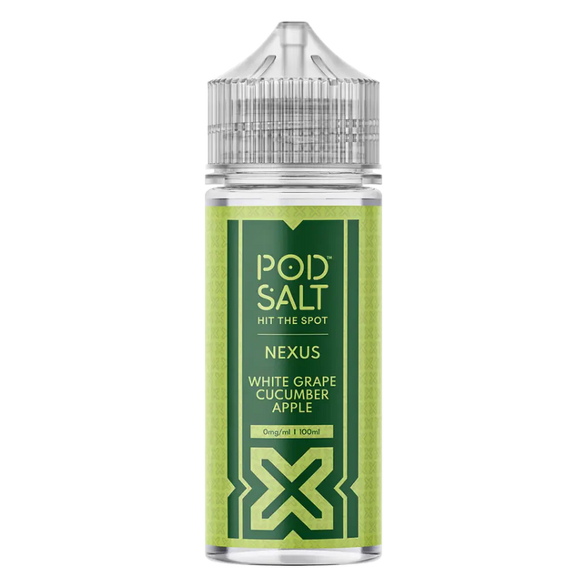 Pod Salt White Grape Cucumber Apple 100ml Vape Juice By Nexus