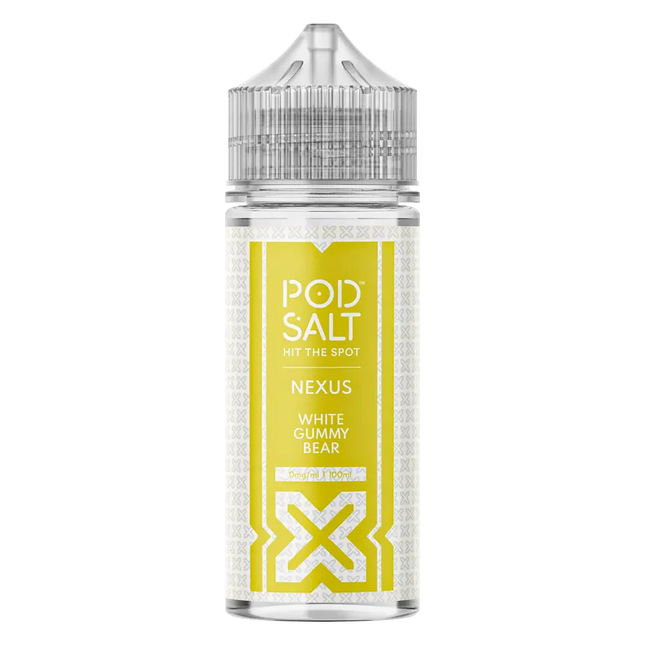 Pod Salt White Gummy Bear 100ml Vape Juice By Nexus