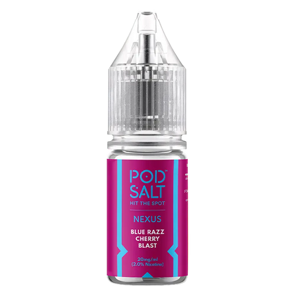 Pod Salt Nexus Blue Razz Cherry Blast Nic Salt Vape Juice - Scent Vape