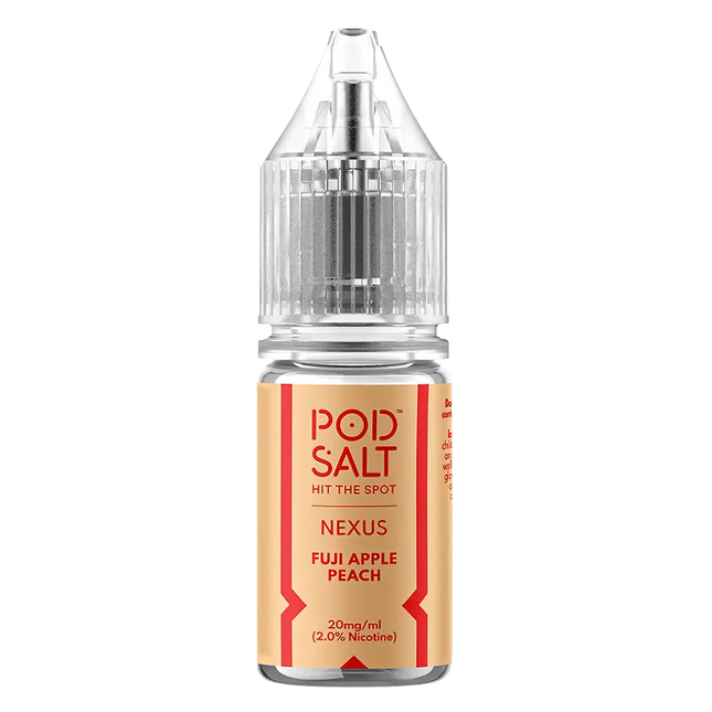 Pod Salt Nexus Fuji Apple Peach Nic Salt Vape Juice - Scent Vape