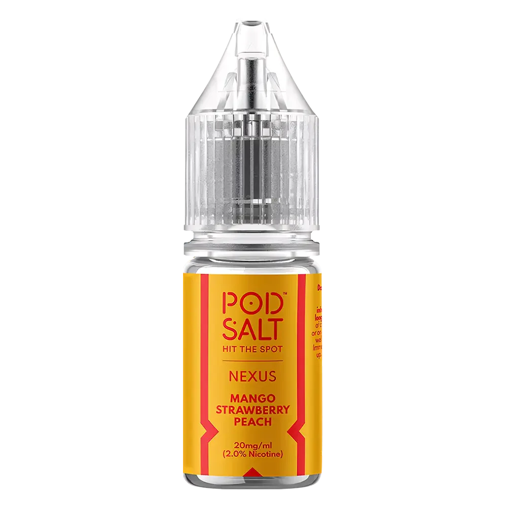 Pod Salt Nexus Mango Strawberry Peach Nic Salt Vape Juice