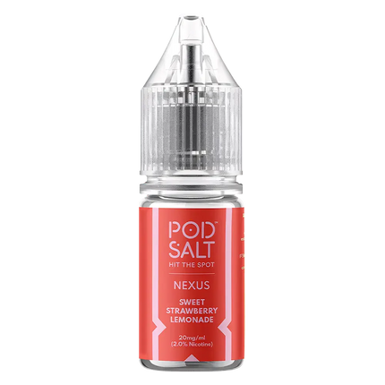 Pod Salt Nexus Sweet Strawberry Lemonade Nic Salt Vape Juice - Scent Vape