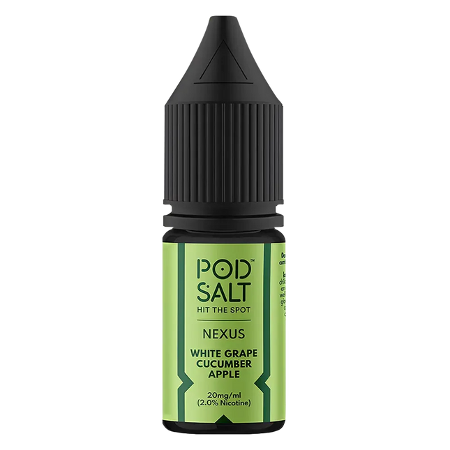 Pod Salt Nexus White Grape Cucumber Nic Salt Vape Juice - Scent Vape