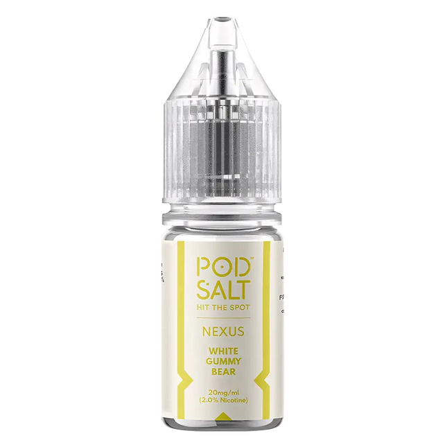Pod Salt Nexus White Gummy Bear Nic Salt Vape Juice - Scent Vape