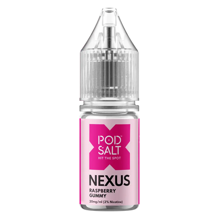 Pod Salt Nexus Raspberry Gummy Nic Salt - Scent Vape