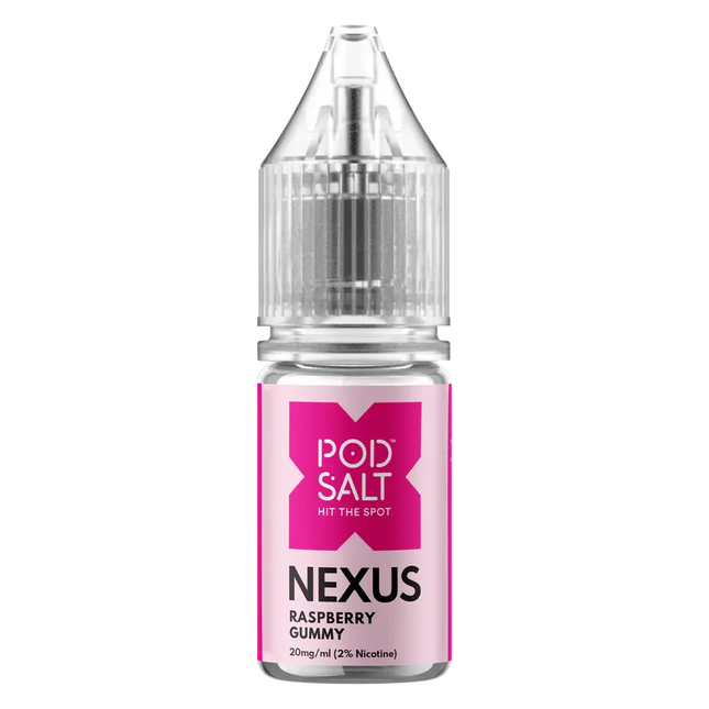 Pod Salt Nexus Raspberry Gummy Nic Salt - Scent Vape