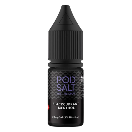 Pod Salt Blackcurrant Menthol Nic Salt Vape Juice - Scent Vape