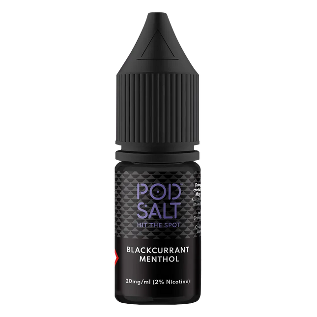 Pod Salt Blackcurrant Menthol Nic Salt Vape Juice - Scent Vape