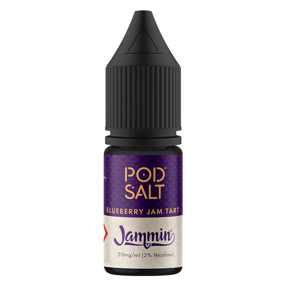 Blueberry Jam Tart Nic Salt E-Liquid 10ml by Pod Salt & Jammin