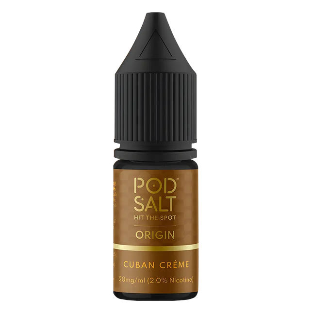 Pod Salt Origin Cuban Creme Nic Salt Vape Juice - Scent Vape