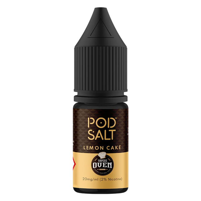 Pod Salt Lemon Cake 10ml Nicotine Salt E-liquid Fusion - Scent Vape