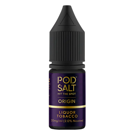 Pod Salt Origin Liquor Tobacco Nic Salt Vape Juice - Scent Vape