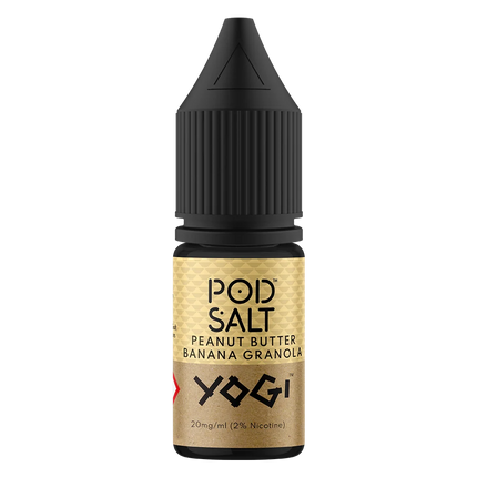 Pod Salt Yogi Peanut Butter Banana Granola Nic Salt Vape Juice - Scent Vape