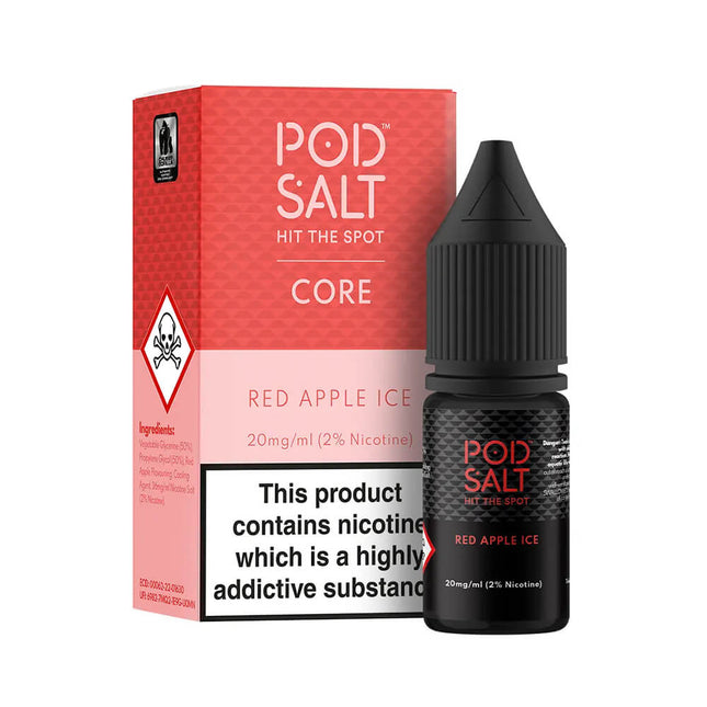 Pod Salt Red Apple  Nic Salt Vape Juice - Scent Vape
