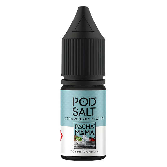 Pod Salt Strawberry Kiwi Ice Nic Salt E-Liquid 10ml - Scent Vape