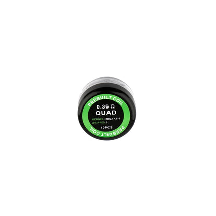 Prebuilt Coil Prebuilt Coils Hive Clapton Quad Tiger, Pack of 10 - Scent Vape