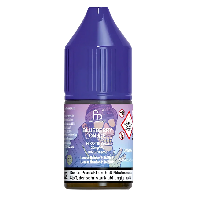 R And M Tornado 7000 Blueberry On Ice Nic Salt Vape Juice - Scent Vape